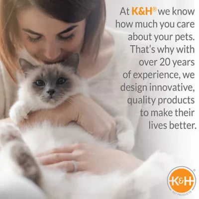 K&H Pet Products Outdoor Cat House, Weatherproof, Insulated Kitty Shelter, Removable Floor Pad