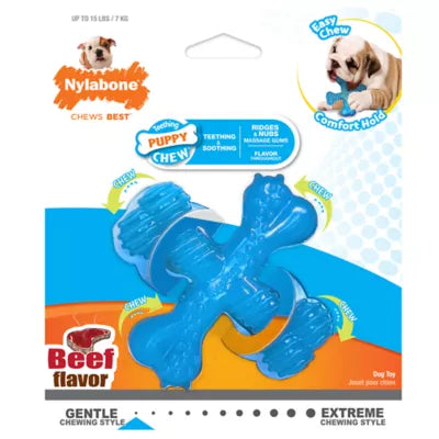 Nylabone® Puppy X-Bone Teething Dog Toy