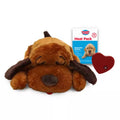 Smart Pet Love Snuggle Puppy Anxiety & Calming Aid Dog Toy w/ Heat Pack & Batteries, Brown Puppy