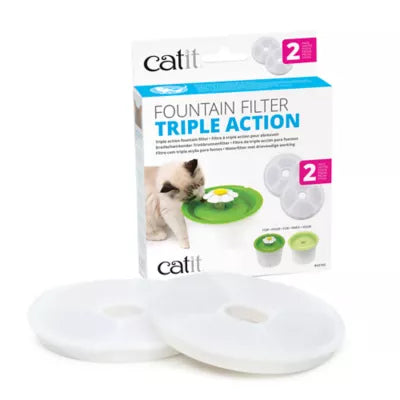 Catit® Flower Cat Triple Action Drinking Fountain Filters - 2 Pack