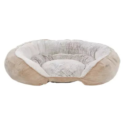 Top Paw® Orthopedic Premium Support Tan Oval Lounger Dog Bed, Large, Extra Large, 30Lx38W, 38Lx48W