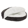 Top Paw® Brown Fur Snuggler Medium Dog Bed 22Lx22W