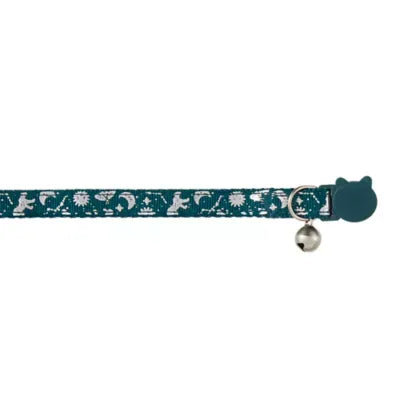 Whisker City® Astrology Cat Collar, Blue Kitten & Cat Collar, Break-Away Cat Collar, Adjustable