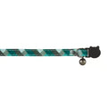 Whisker City® Green Plaid Cat Collar, Green & Black Cat Collar, Break-Away Collar, Multiple Sizes