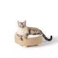 Whisker City® Sherpa Scratch and Sleep Elevated Cat Bed 15.5Lx15.5W
