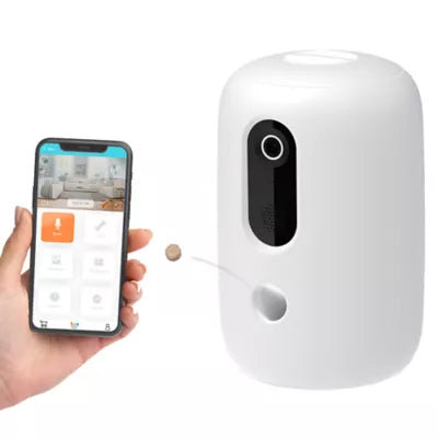 Instachew Purechew Dog and Cat Automatic Treat Dispenser and Motion Sensor Monitoring Camera