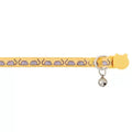 Whisker City® Mice Cat Collar, Yellow & Gray Cat Collar, Break-Away Collar, Multiple Sizes