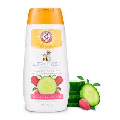 Arm & Hammer ™ Ultra Fresh 2-in-1 Detangling Dog Shampoo - Cucumber/Prickly Pear 16 oz