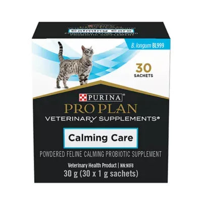 Purina Pro Plan Veterinary Supplements Calming Care Powdered Cat Calming Probiotic, 30 g