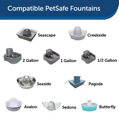 PetSafe® Drinkwell Replacement Carbon Filters - Ceramic Water Fountain Filters - 4-Pack