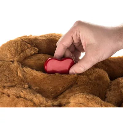 Smart Pet Love Snuggle Puppy Anxiety & Calming Aid Dog Toy w/ Heat Pack & Batteries, Brown Puppy