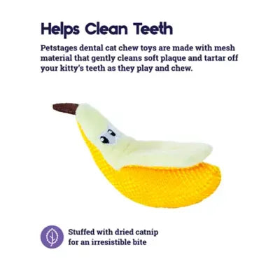 Catstages Catnip Dental Banana Teether Cat Toy