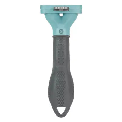 FURminator® Undercoat deShedding Cat Brush for Long Hair, Reduces Loose Hair from Shedding