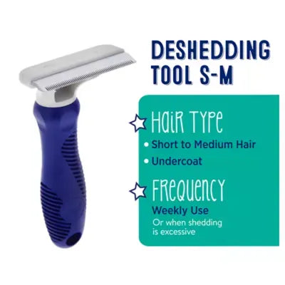 Whisker City® Short to Medium Hair & Undercoat Deshedding Tool Cat Brush