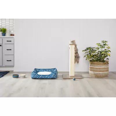 Whisker City® 28-in White Sisal Cat Scratching Post
