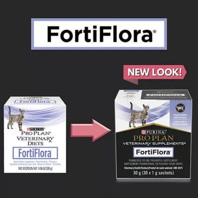Purina Pro Plan Veterinary Supplements Feline Probiotic FortiFlora Powdered Cat Supplement