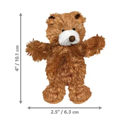 KONG® Teddy Bear Plush Squeaker Dog Toy