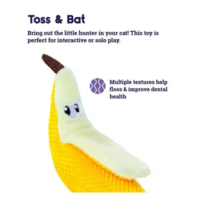 Catstages Catnip Dental Banana Teether Cat Toy