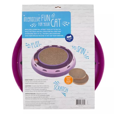 Whisker City® Ball Track & Scratcher Cat Toy