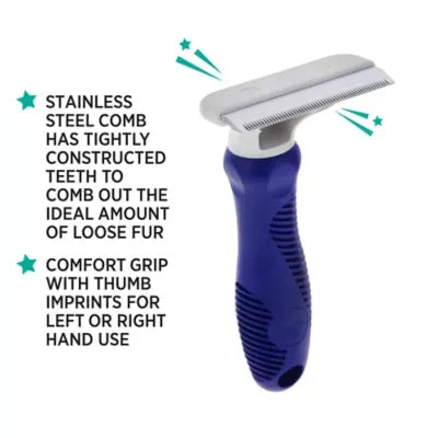 Whisker City® Short to Medium Hair & Undercoat Deshedding Tool Cat Brush
