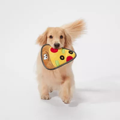 Joyhound® Rip Roarin' Tough® Pizza Plush Squeaker Dog Toy