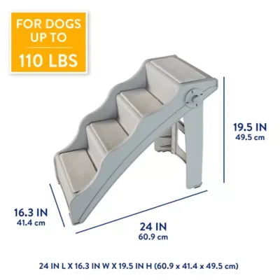 Top Paw® 4-Step Foldable Plastic Steps