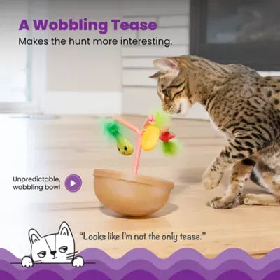 Catstages Hunt N Wobble Fruit Bowl Cat Toy