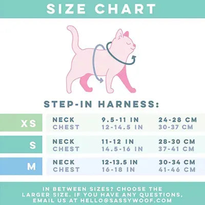 Sassy Meow Hello Kitty® Purple Neoprene Step-In Cat Harness