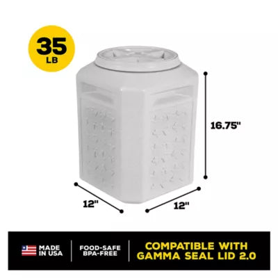 Vittles Vault® by GAMMA2 Paw Print Pet Food Container