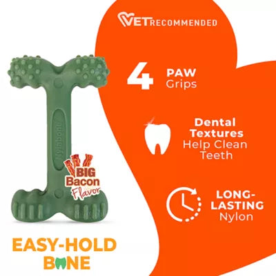 Nylabone® Power Chew Durable Dog Toy, Bacon Flavor