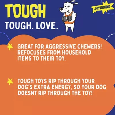 Joyhound® Rip Roarin' Tough®' Hot Dog Plush Squeaker Dog Toy