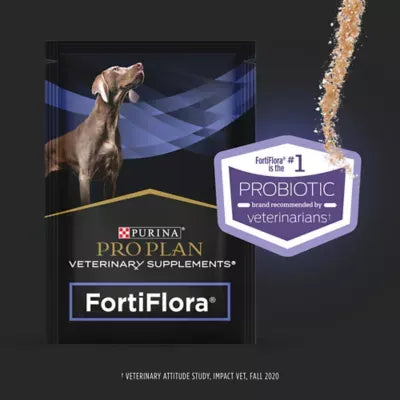 Purina Pro Plan Veterinary Supplements Canine Probioti FortiFlora Powdered Dog Supplement