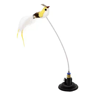 Playology Suction Cup Spring Bird Cat Toy