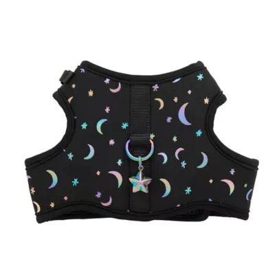 Whisker City® Black Moon Cat Harness and Leash Combo Set