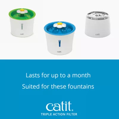 Catit® Flower Cat Triple Action Drinking Fountain Filters - 2 Pack