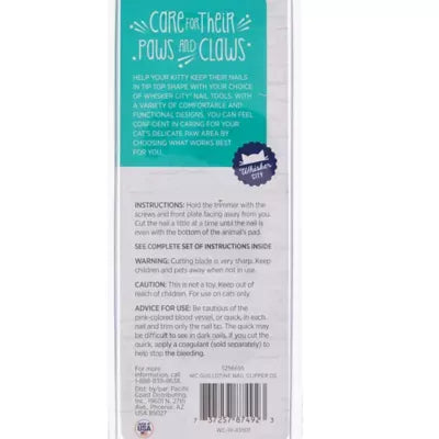 Whisker City® Guillotine Cat Nail Clipper