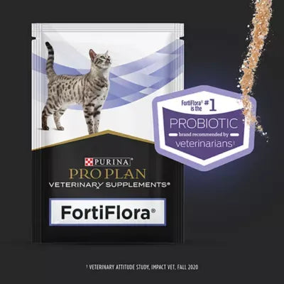 Purina Pro Plan Veterinary Supplements Feline Probiotic FortiFlora Powdered Cat Supplement