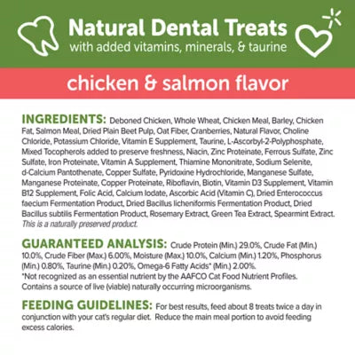 Whimzees Dental Cat Treat Salmon
