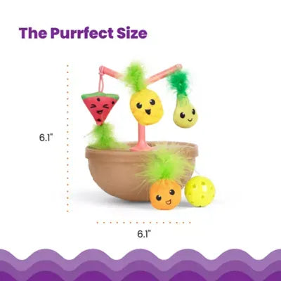 Catstages Hunt N Wobble Fruit Bowl Cat Toy