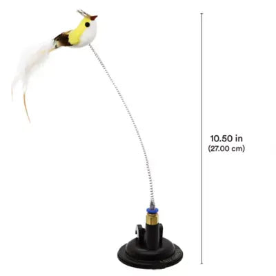 Playology Suction Cup Spring Bird Cat Toy