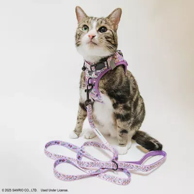 Sassy Meow Hello Kitty® Purple Neoprene Step-In Cat Harness
