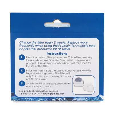 PetSafe® Drinkwell Replacement Carbon Filters - Ceramic Water Fountain Filters - 4-Pack