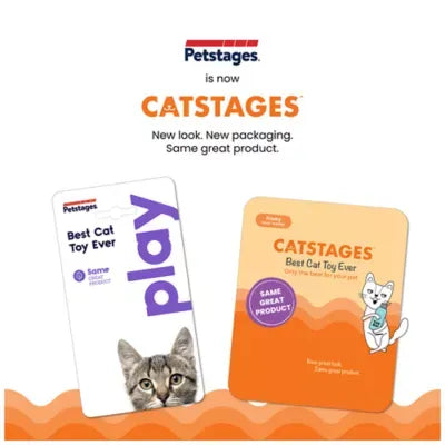 Catstages Catnip Crinkle Pickle Teether Cat Toy