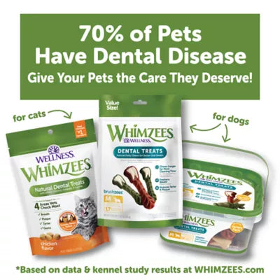 Whimzees Dental Cat Treat Salmon