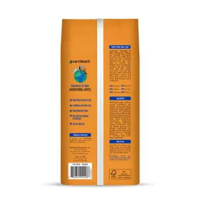 earthbath® Oatmeal & Aloe Dog Grooming X-Large Wipes - Vanilla & Almond 100ct