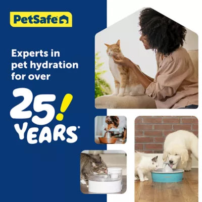PetSafe® Outlast Pumpless Hydropspin Water Fountain 90 oz - Water Filter Included