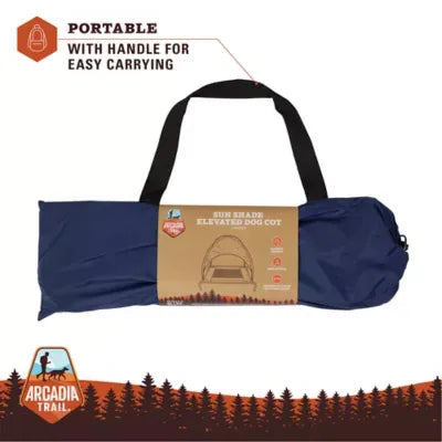 Arcadia Trail® Sun Shade Elevated Dog Cot