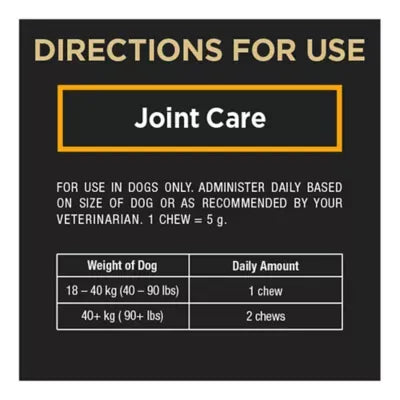 Purina Pro Plan Veterinary Joint Care Dog Supplements