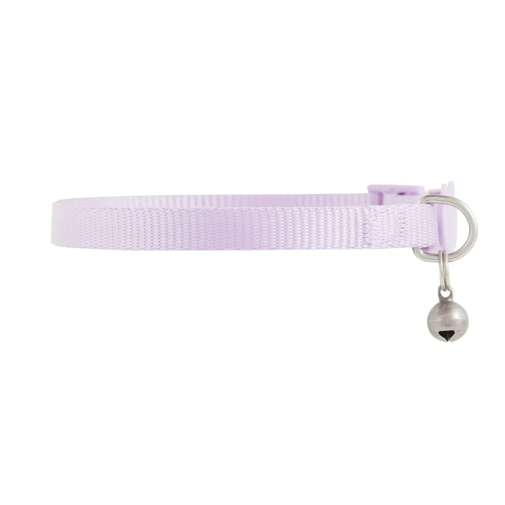 Whisker City® Lavender Cat Collar, Easy Release Cat Collar, Breakaway Collar, Kitten, Purple