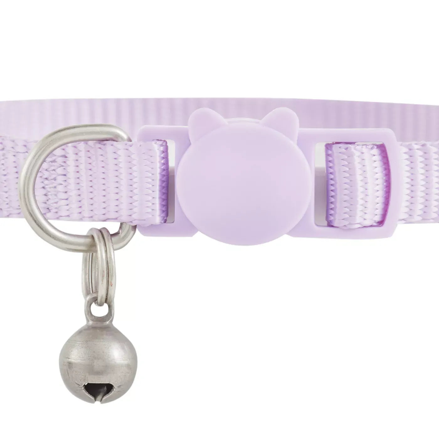 Whisker City® Lavender Cat Collar, Easy Release Cat Collar, Breakaway Collar, Kitten, Purple
